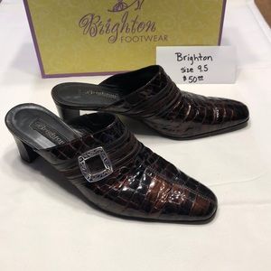 Brighton Tudor Mules Size 9.5